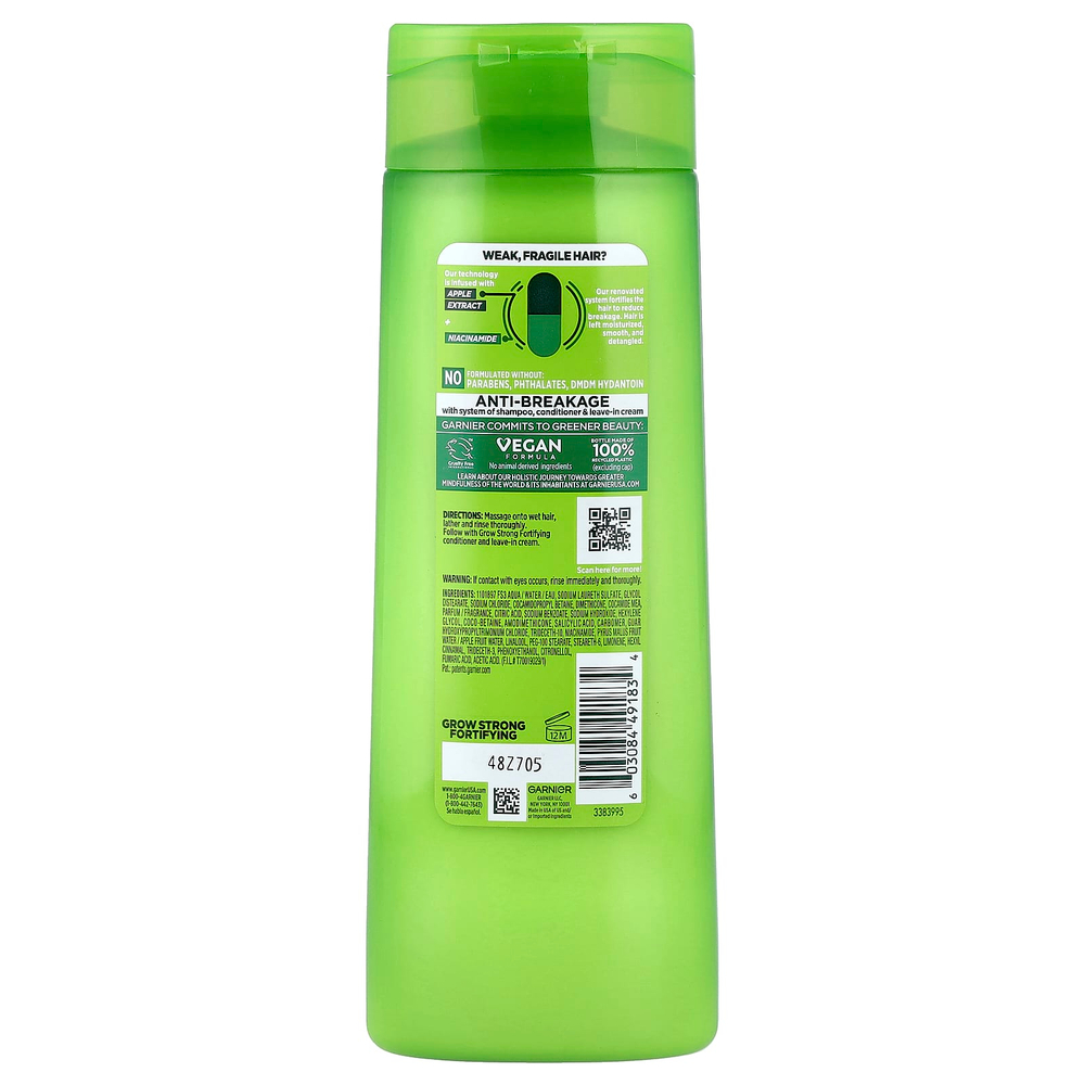 Garnier, Укрепляющий шампунь, Grow Strong, 370 мл (12,5 жидк.)