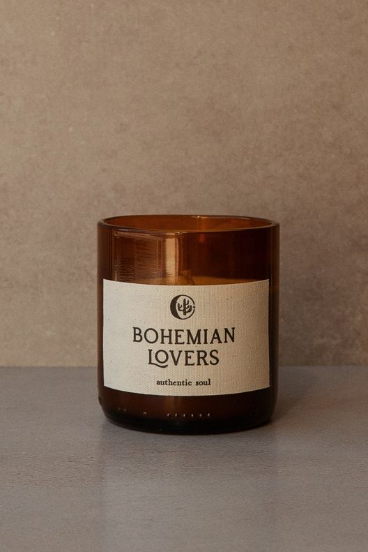 Свеча в стеклянном стакане Bohemian Lovers с ароматом Sattva / Bohemian Lovers