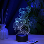 Ночник "Мишка с именем Руслан"