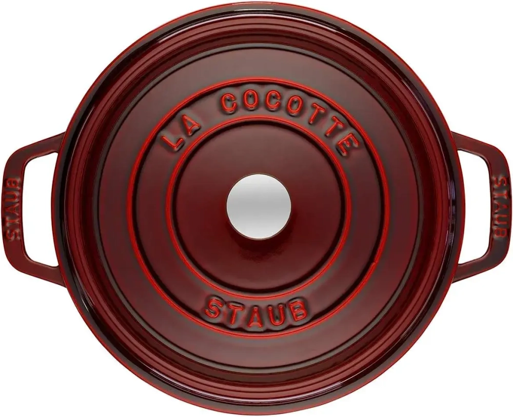 STAUB Чугунная кастрюля Cocotte 24 см 3,8 л красная (сорт II)