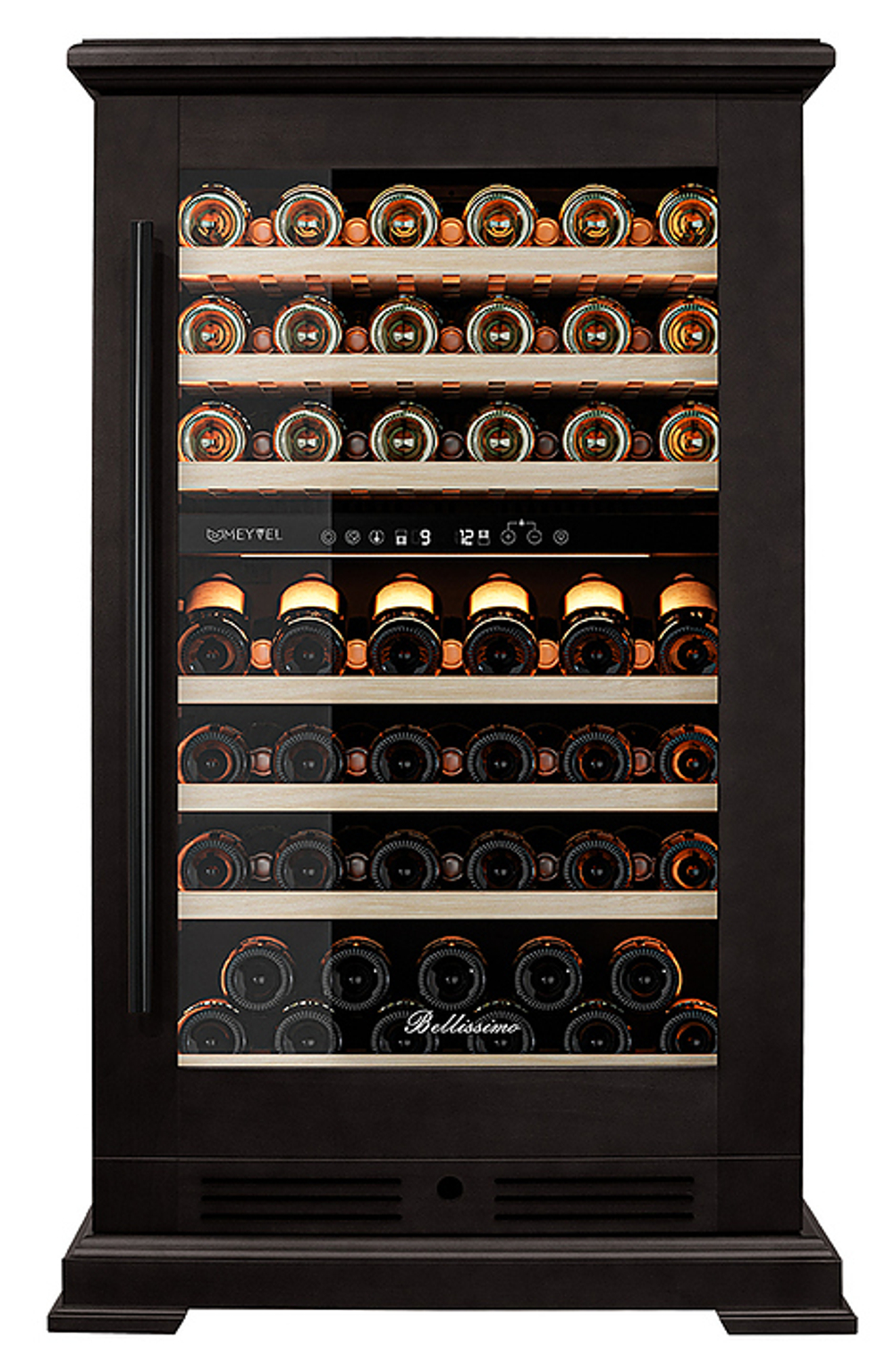 Винный шкаф MEYVEL MV77PRO-KBT2 Темный шоколад