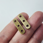 Коннектор, разделитель нитей, бижутерный сплав, 24×6мм, штучно