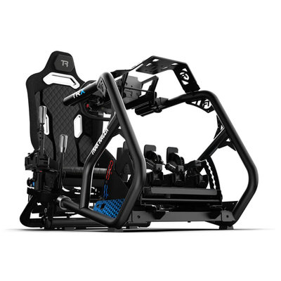 Кокпит для симрейсинга Trak Racer TRX Alpine с черным креслом, универсальный кронштейн