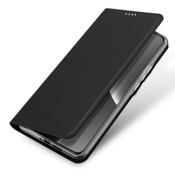 Чехол книжка из PU кожи черного цвета от Dux Ducis для Xiaomi 15 Ultra, серия Skin Pro Series Case
