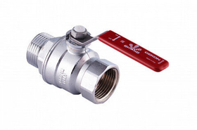 Кран шаровой внутренняя / наружная резьба, ручка рычаг Gekon 1 1/4*