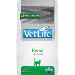 Сухой корм FARMINA Vet Life Renal Feline для взрослых кошек при почечной недостаточности - 0,4 кг