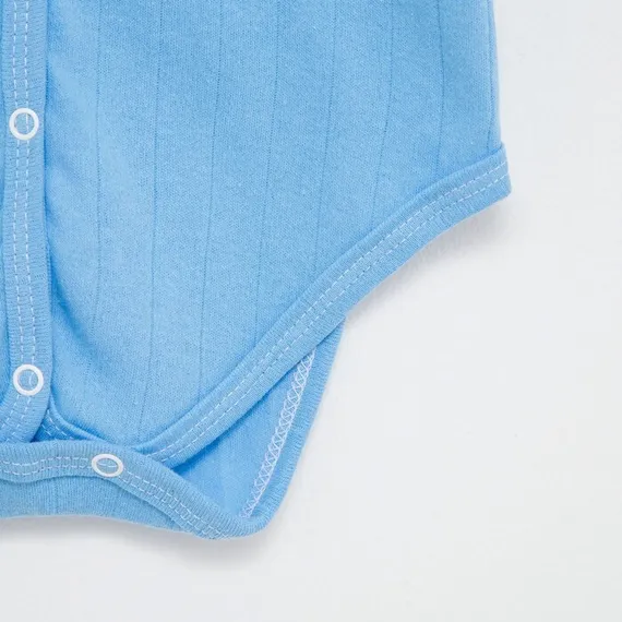 Боди детское, цвет голубой, рост 80 см