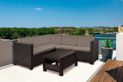 Комплект мебели Provence Set, коричневый