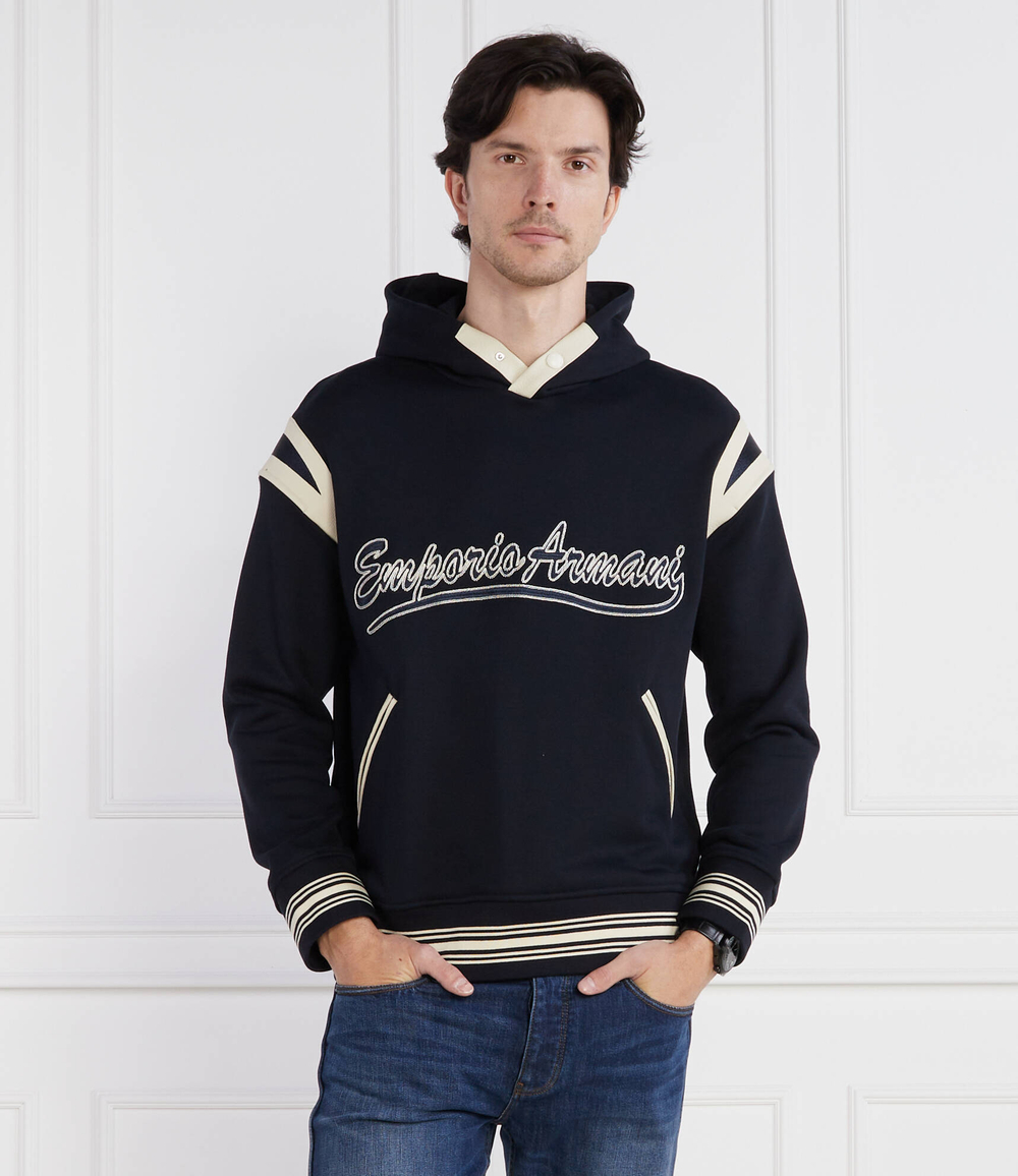 Худи Emporio Armani - темно-синий(6R1MG1 1JWPZ)