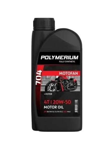Масло 4т 20W-50 POLYMERIUM MOTOFAN 704 1л