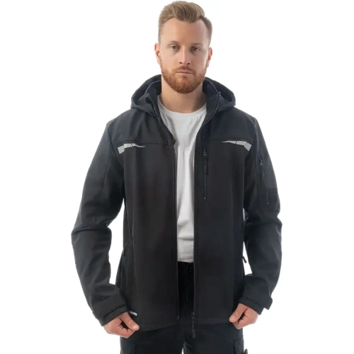 Куртка софтшелл KS207, черный (M) Brodeks KS207BLACKM