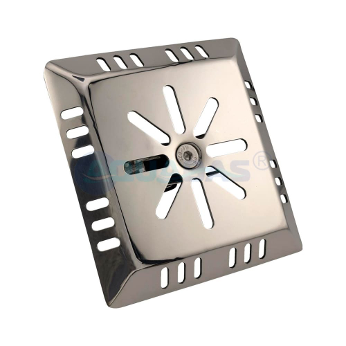 ФР.120.0-01 Форсунка донная c распорным механизмом (для труб д.50-75мм) квадратная лицевая панель