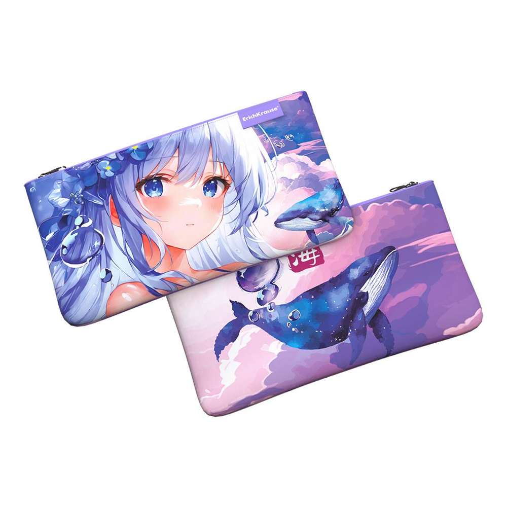 Пенал конверт 220x120мм "Kawaii Whale" (ErichKrause)