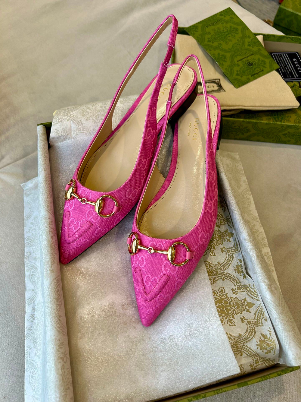 Gucci Slingback Ballet Flat