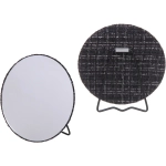 Зеркало настольное «ФРАТЕЛЛИ», черный цвет, 15*15см (коробка)