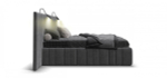 Кровать BOSS INFINITY 180*200 велюр Monolit серая