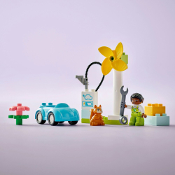 LEGO DUPLO Town — Ветряная турбина и электромобиль (10985) / артикул   10985  / GTIN 5702017416991