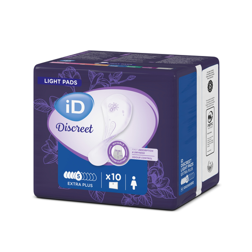 Прокладки урологические iD Light Discreet Extra Plus №10