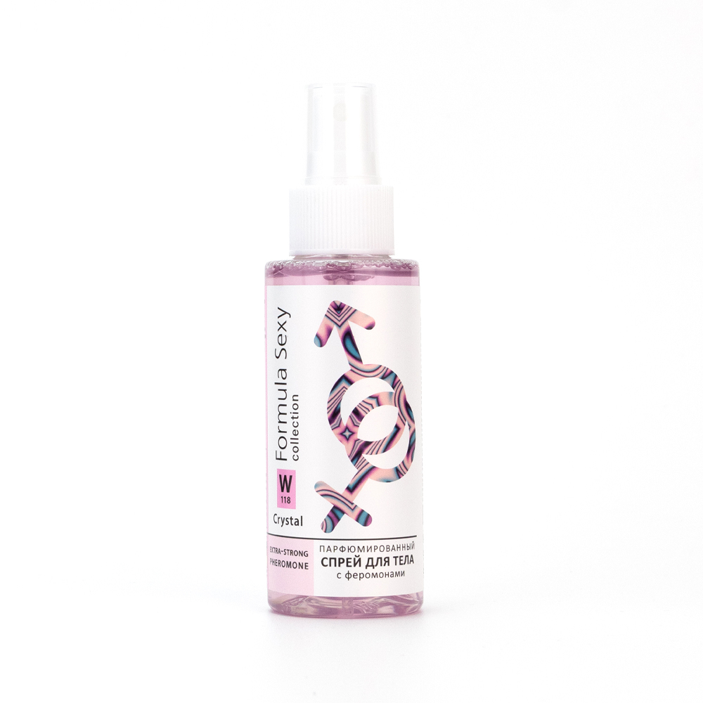 Парфюмированный спрей с феромонами для тела Formula Sexy Crystal W118 (Формула Секси Кристал W118) – 100ml for women