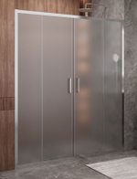 Дверь в проём Cezares MOLVENO-BF-2-170-P-Cr, 170х195, профиль хром, стекло Punto матовое