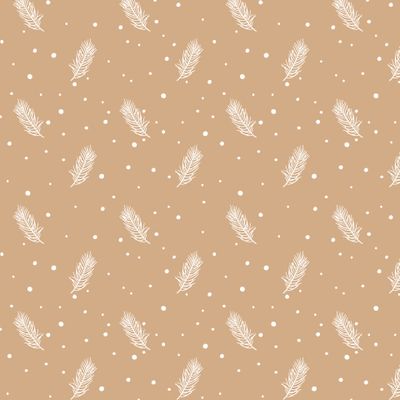 еловые ветки и снег