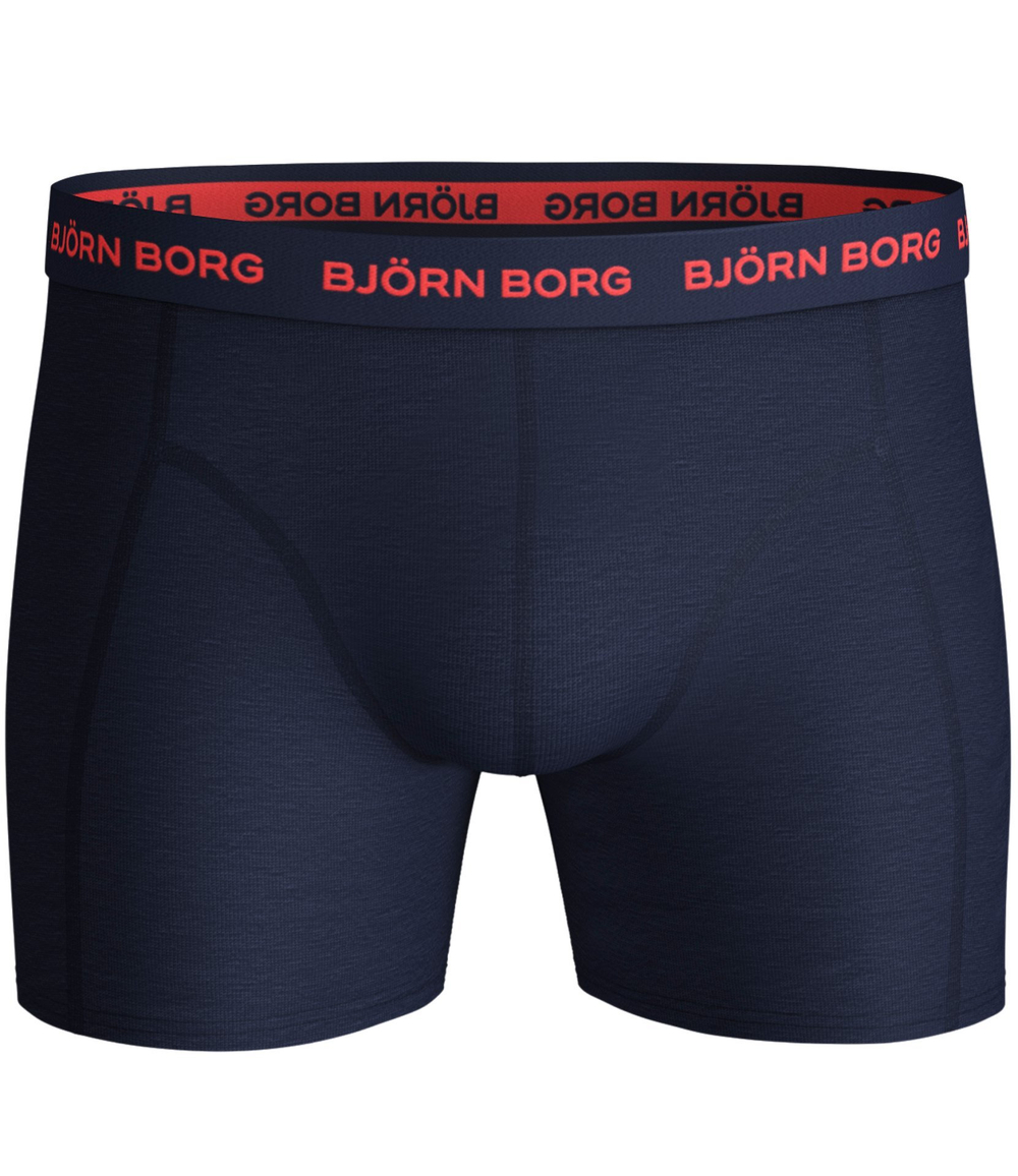 Мужские спортивные боксеры Björn Borg Shorts Sammy Seasonal Solid 5P - frosty spruce