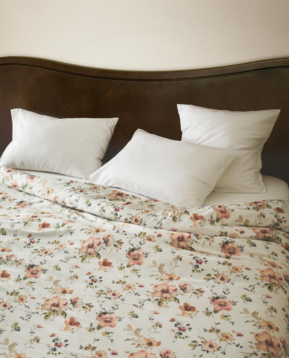 Пододеяльник Zara Home сатин, хлопок 100%, с цветочным принтом, 6156/088