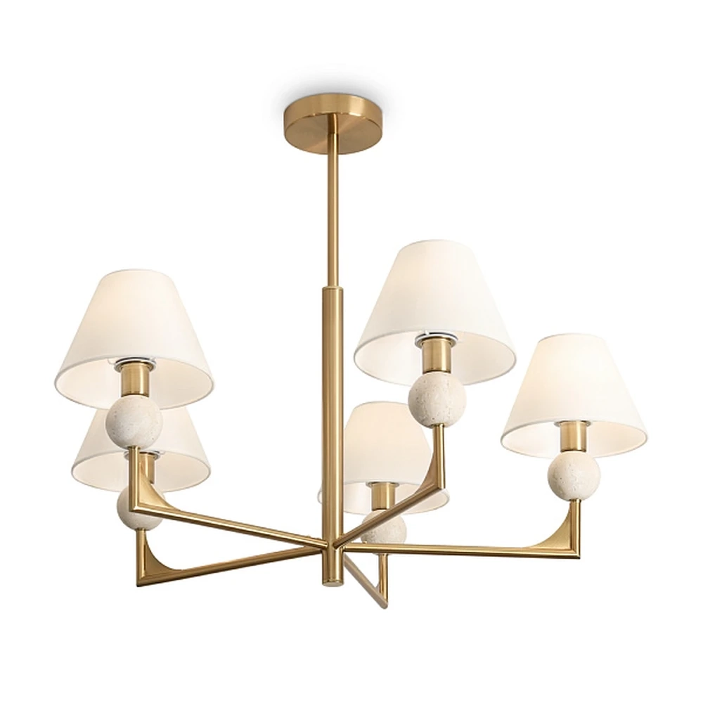 Люстра на штанге Freya RILEY FR2043CL-05BS