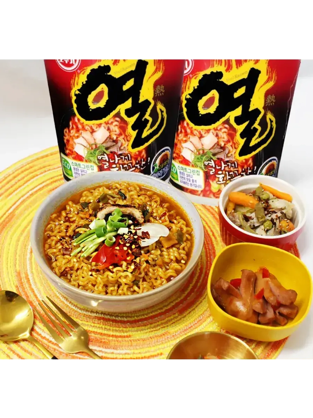 Лапша Ottogi Yeul Ramen со вкусом острого перца 62 г