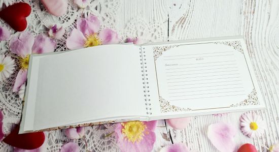 Свадебная книга пожеланий Розы
