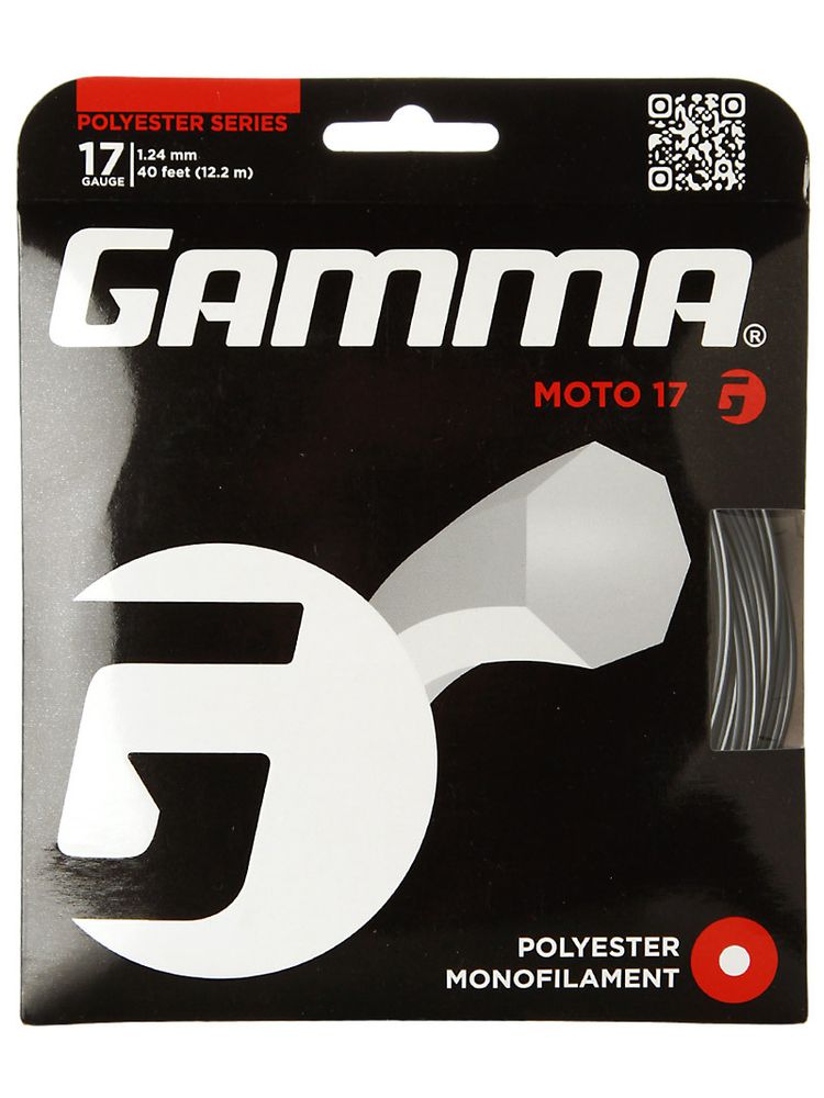 Струны теннисные Gamma MOTO (12.2 m) - black