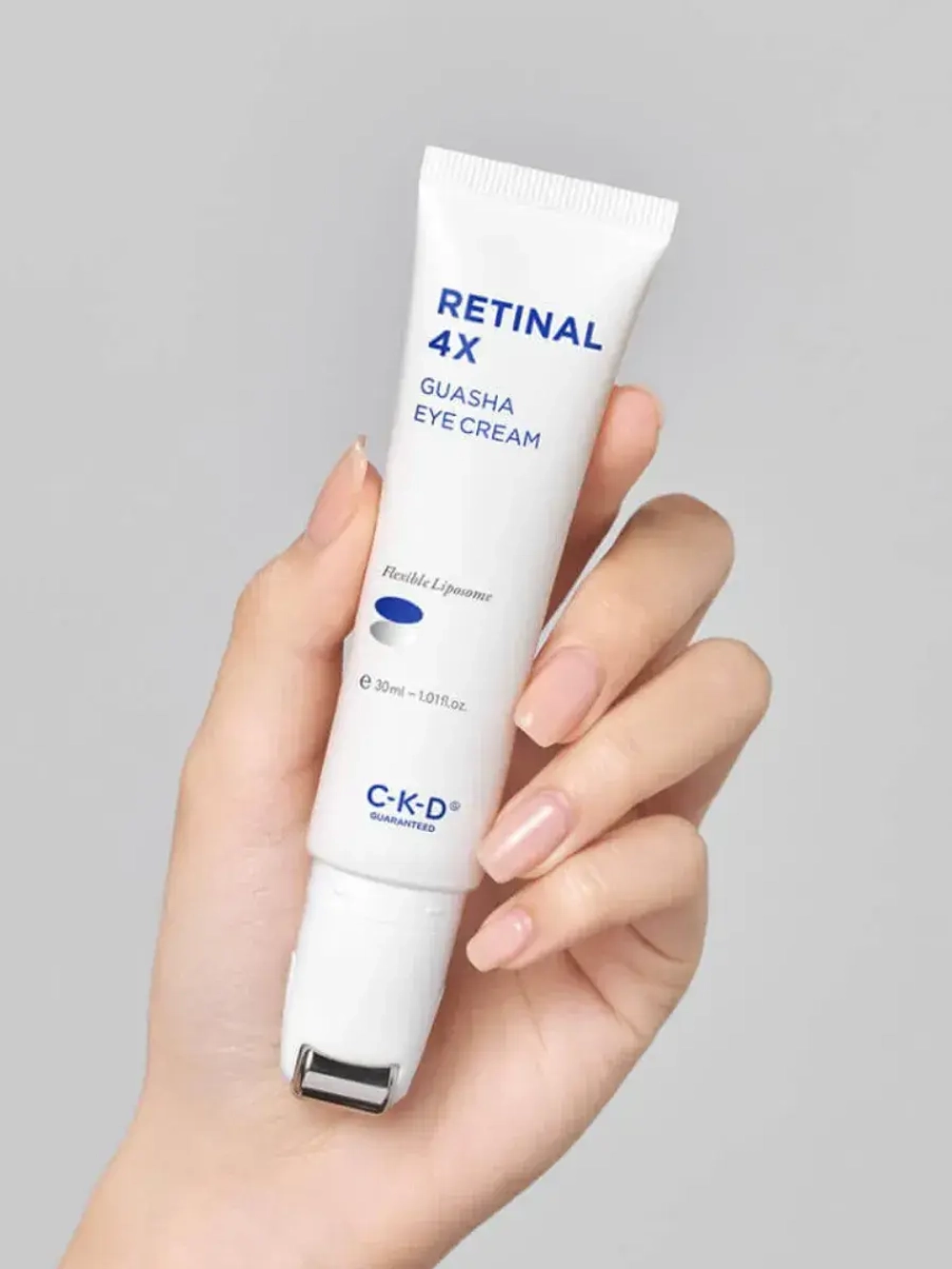 CKD Retinal 4X Guasha Eye Cream липосомальный крем для век с роликовым массажёром
