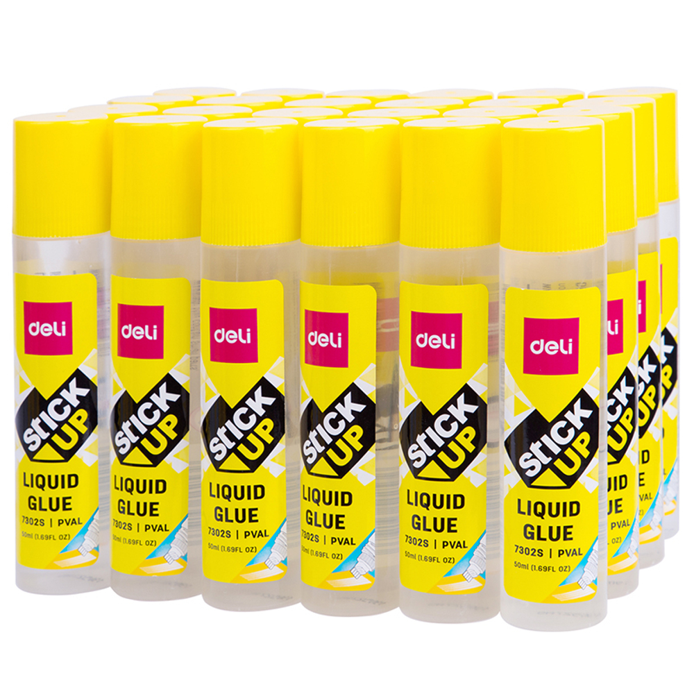 Клей канцелярский DELI, 50 мл, с пластиковым аппликатором