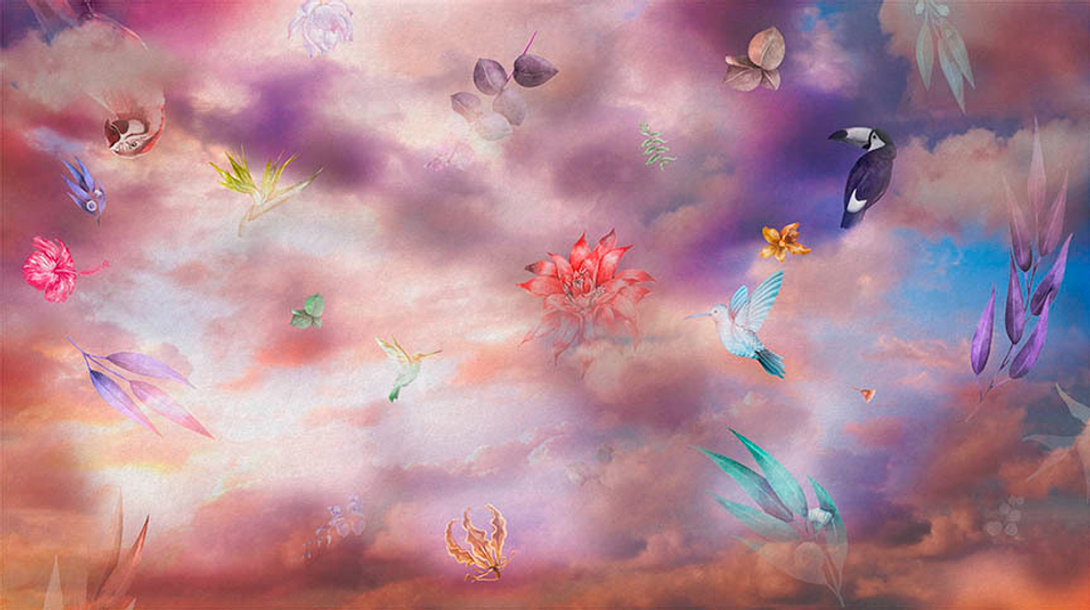 Обои с лабиринтным узором 19532