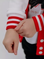 Красный бомбер для школы и сада