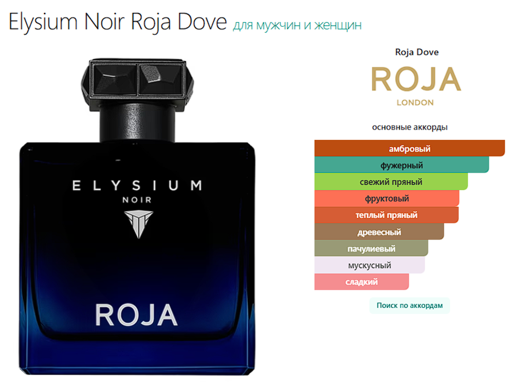 Elysium Noir Roja Dove 100 ml (duty free парфюмерия)