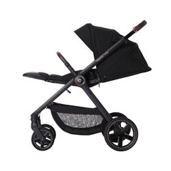 Детская коляска 3 в 1 Espiro Only 2025 и автокресло Pi Graphite 410 stylish black / Графитовый (Graphite 117)