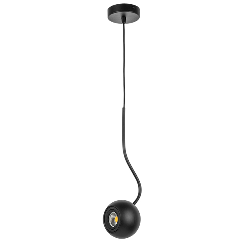 110717 Светильник подвесной OCCHIO FABI 1х7W (led) G5,3 ЧЕРНЫЙ