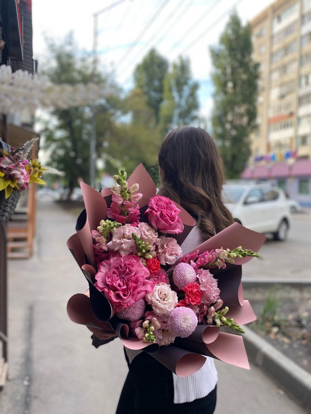 Авторский букет цветов "Волнующий"