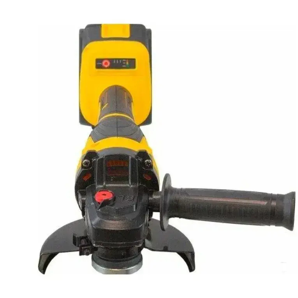 Болгарка аккумуляторная Edon AAG-21/125BL угловая шлифмашина 25093 УШМ 2 акк 21В; 4,0Ач; Li-Ion; 125мм; 9000об/мин; М14