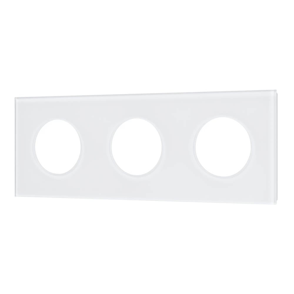 Рамка стеклянная FRM-GLARE-GC-3-WH (Arlight, -) 043838