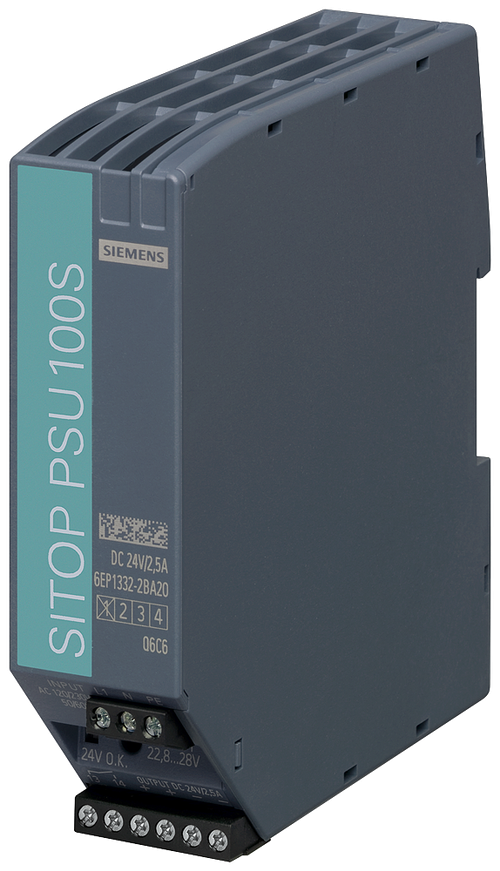 SITOP PSU100s 24 v/2,5 a, стабилизированный блок питания, SIEMENS 6EP1332-2BA20