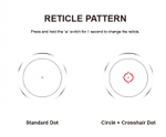 Коллиматорный прицел Vector Optics Nautilus 1x30 Double Reticle