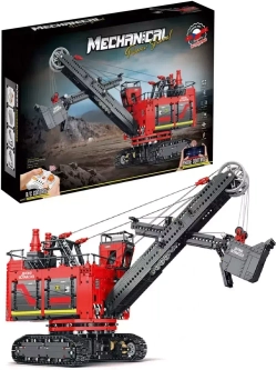 Конструктор Большой механический экскаватор 2986 дет