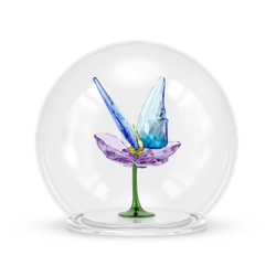 IDYLLIA:GLASS BALL BUTTERFLY AND FLOWER