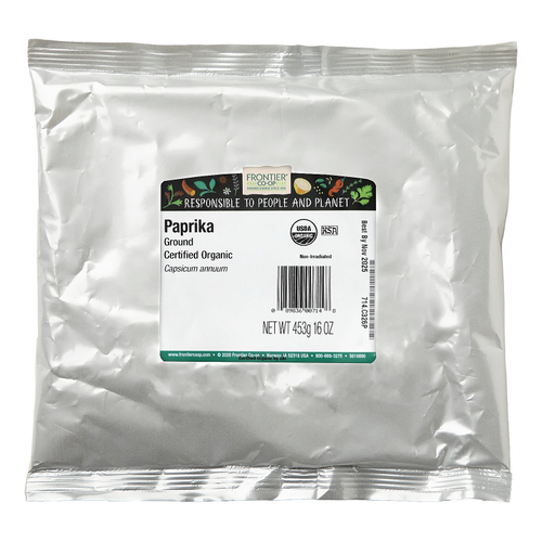 Frontier Co-op, органическая молотая паприка, 453 г (16 унций)
