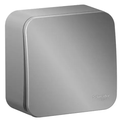 BLANCA О/У 1-клавишный ВЫКЛЮЧАТЕЛЬ (сх.1), 10А, 250В, АЛЮМИНИЙ