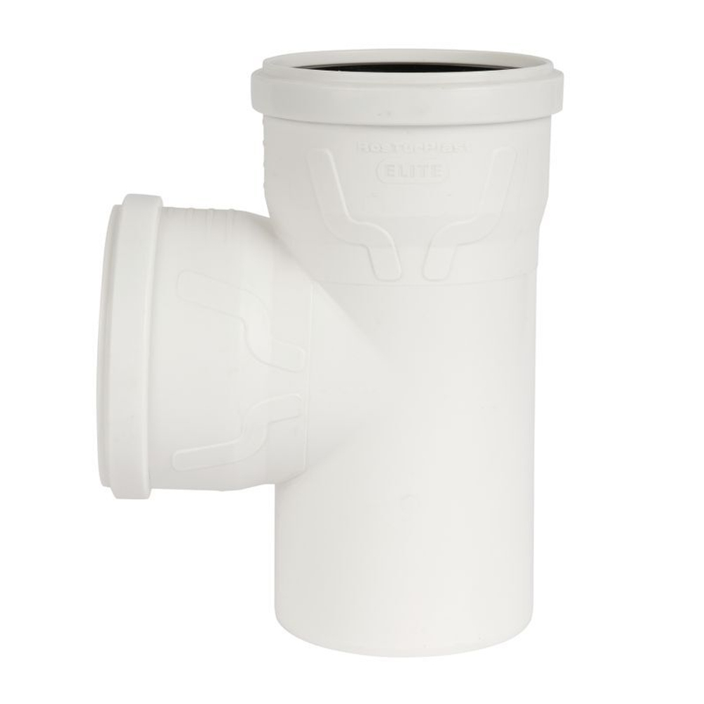 Тройник канализационный малошумный 110х110 мм 87,5° RTP Elite