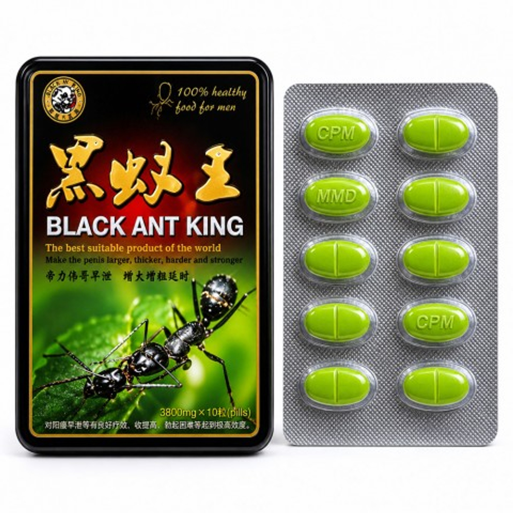 Мужской возбудитель Black Ant King (Король черных муравьев - 10 таб.)