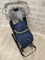 Санки-коляски Ника Детям 7-5SK темно-синий